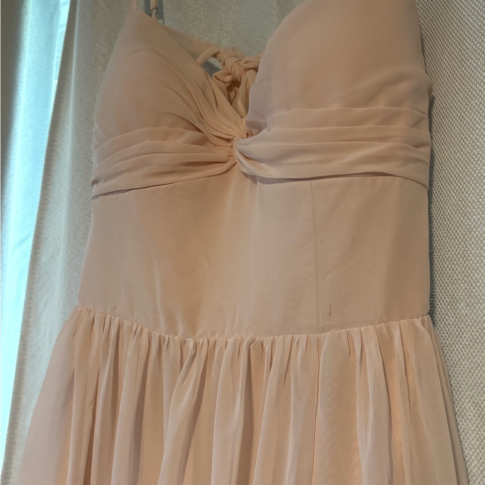 Elegant pink blush dress